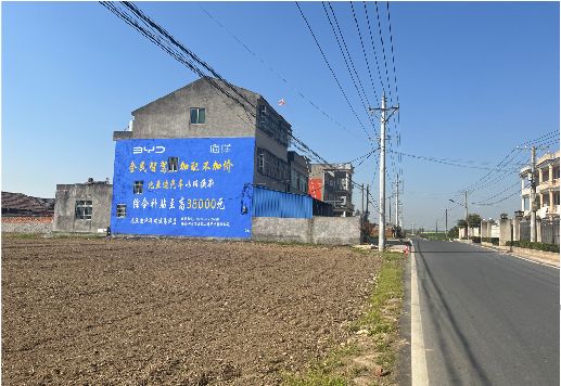 津市墙体广告用的是什么漆？