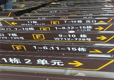 津市广告标识中，常见的几种安装方式。